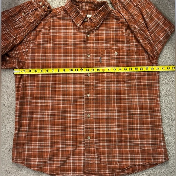 Woolrich Men’s XL Long Sleeve Button Down Plaid Collared Shirt - Picture 7 of 8